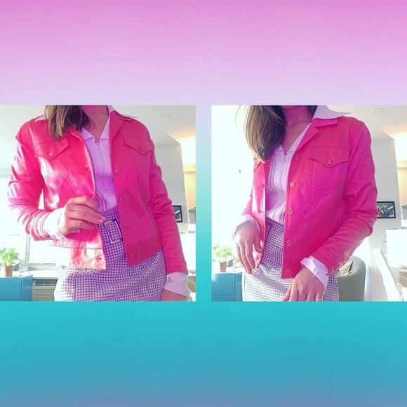 ❣️SOLD❣️Pink Satin Jacket - Picture 2 of 7